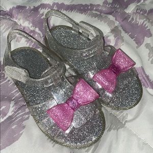 3/$15 Glitter Jelly Sandals